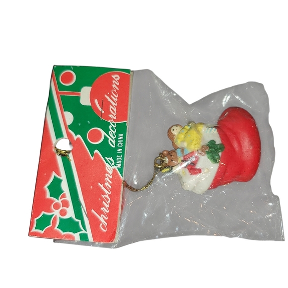 Other - Mini Vintage Christmas Stocking Ornament New In Package